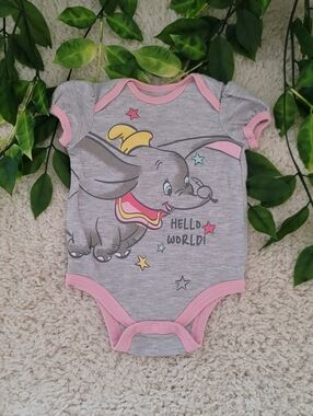 Baby Girl Dumbo Onesie (0-3 Months)